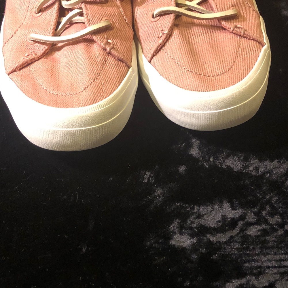 Sperry women’s Crest Vibe sneakers Pink Canvas 9.5 - Picture 3 of 7